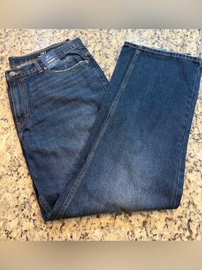 George Men's Indigo Straight Leg Jeans